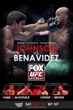 Watch UFC On Fox Johnson vs Benavidez II Sflix