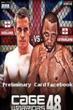 Watch Cage Warriors 48 Preliminary Card Facebook Sflix
