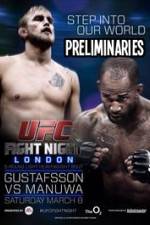 Watch UFC Fight Night 38: Gustafsson vs. Manuwa Preliminaries Sflix