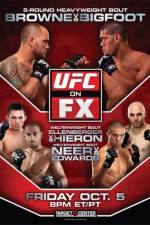 Watch UFC on FX 5 Browne Vs Bigfoot Sflix